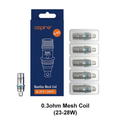 Résistances Nautilus - Aspire - 0.3 Ohm Pack de 5