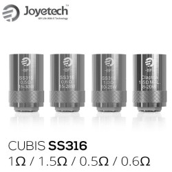 Résistances Cubis BF SS316 - Joyetech - 1.0 Ohm Pack de 5