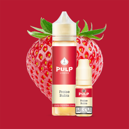 Pack Fraise Rubis 60ml - Pulp Pack 3mg et 6mg