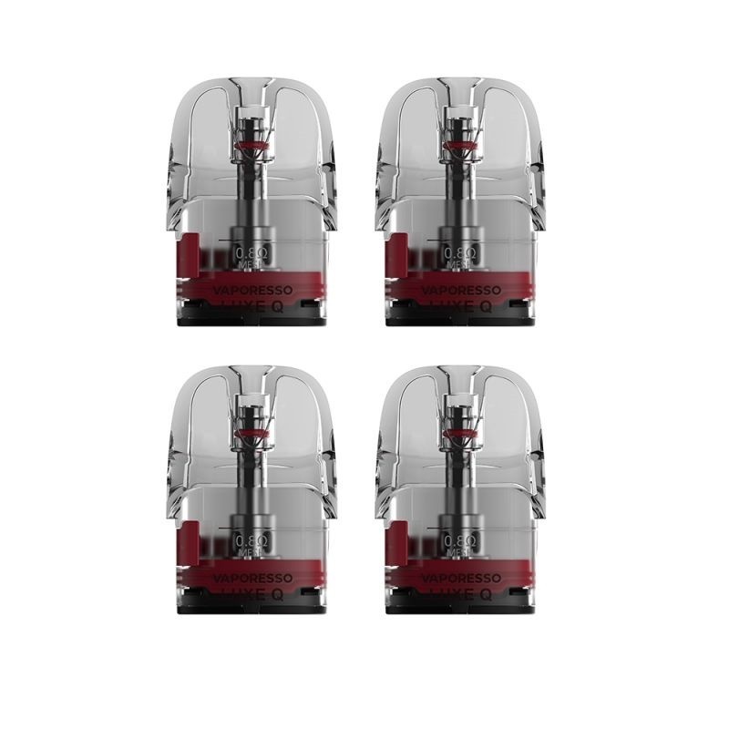 Pack de 4 Pods Luxe Q2 - 3ml - 0.8ohm - Vaporesso - Cartouche de remplacement