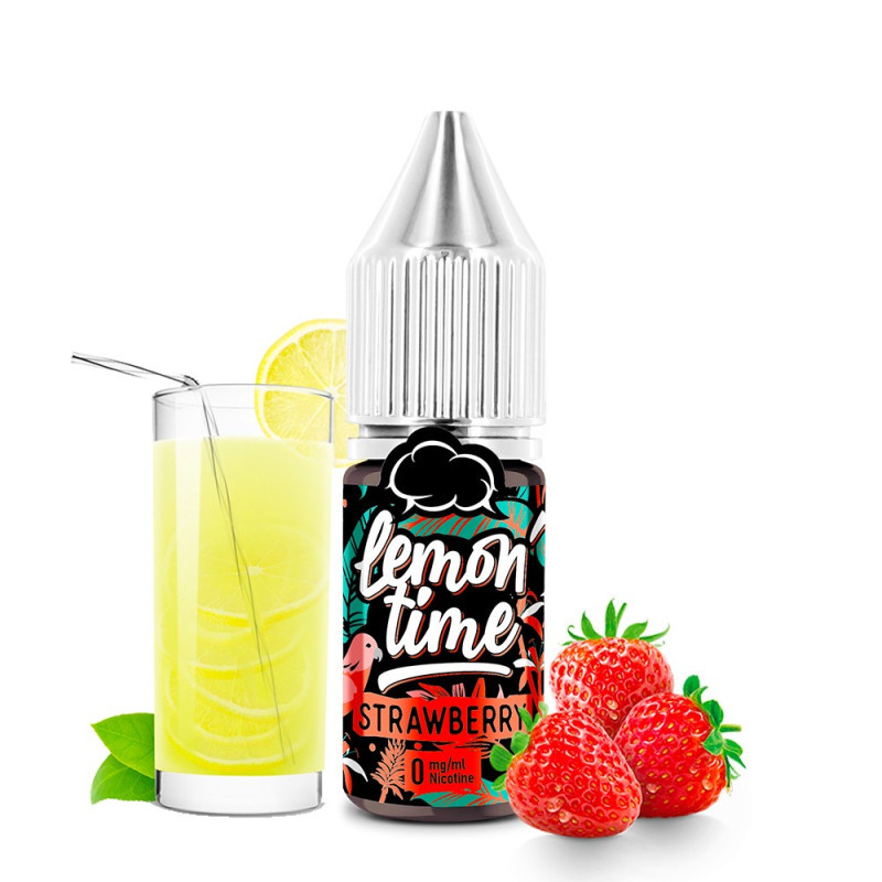 Strawberry 10ml - Lemon Time by Eliquid France : Fraise juteuse sur fond de citronnade pétillante ????????