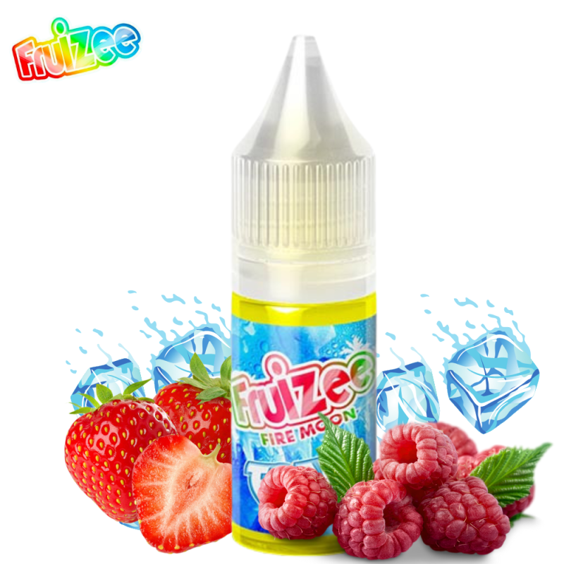 ESALT : Fire Moon 10ml - Fruizee by Eliquid France : Fraise–framboise givrée ultra rafraîchissante ????????❄️