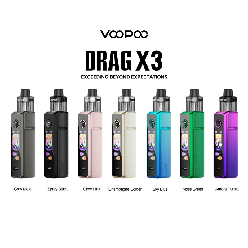 Drag X3 - VOOPOO - Moss Green