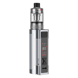 Kit Zelos 3 - Aspire - Compact et Élégant, Atomiseur Nautilus 3, Résistances Variées, Charge Rapide USB-C - Silver